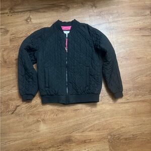 Ashley By 26 International Black Quilted Kids Puffer Jacket